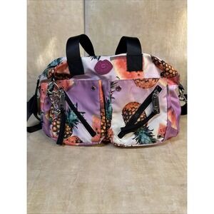 Y2K‎ Juicy Couture Watermelon & Pineapple Print Crossbody Bag Handbag Adjustable